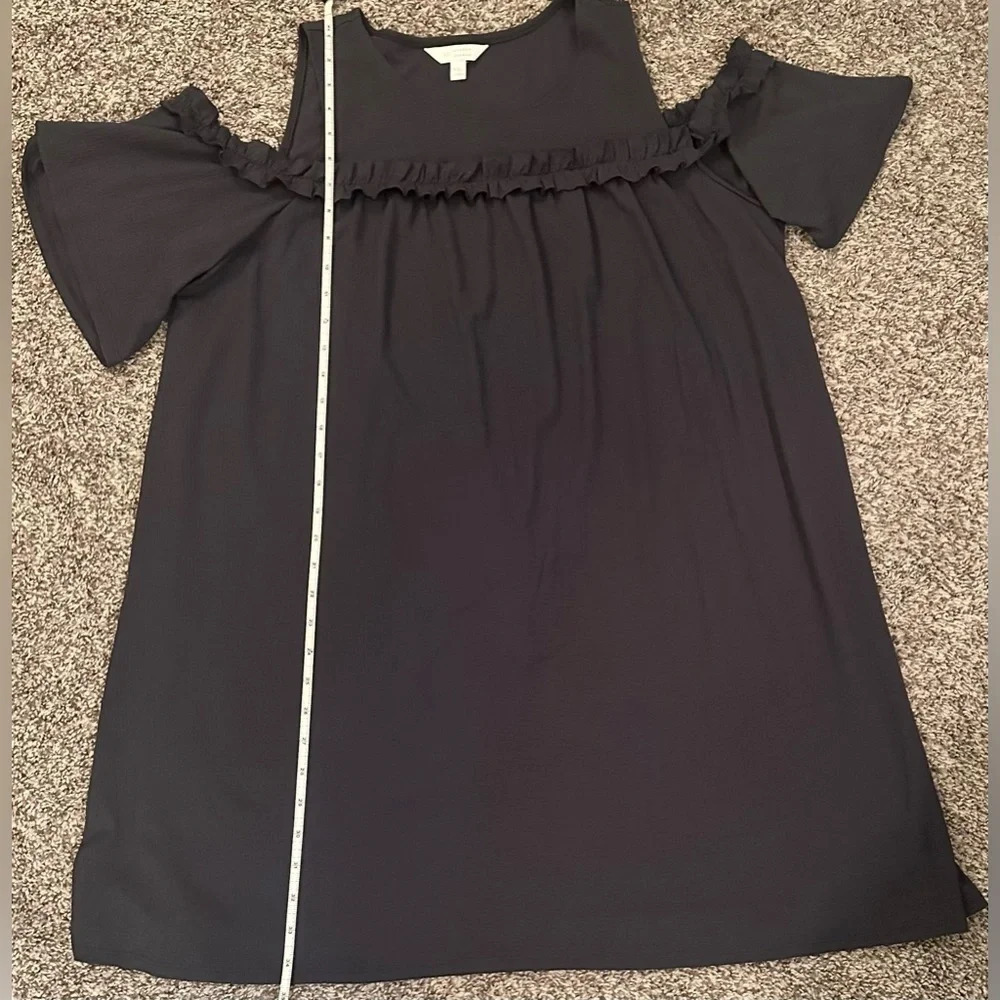 LC Lauren Conrad Ruffle Off the Shoulder Dress Size XXL - Picture 5 of 9
